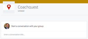 Coachquest LinkedIn Group Screenshot