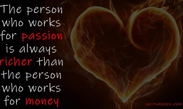 Do You Work for Passion or Money?