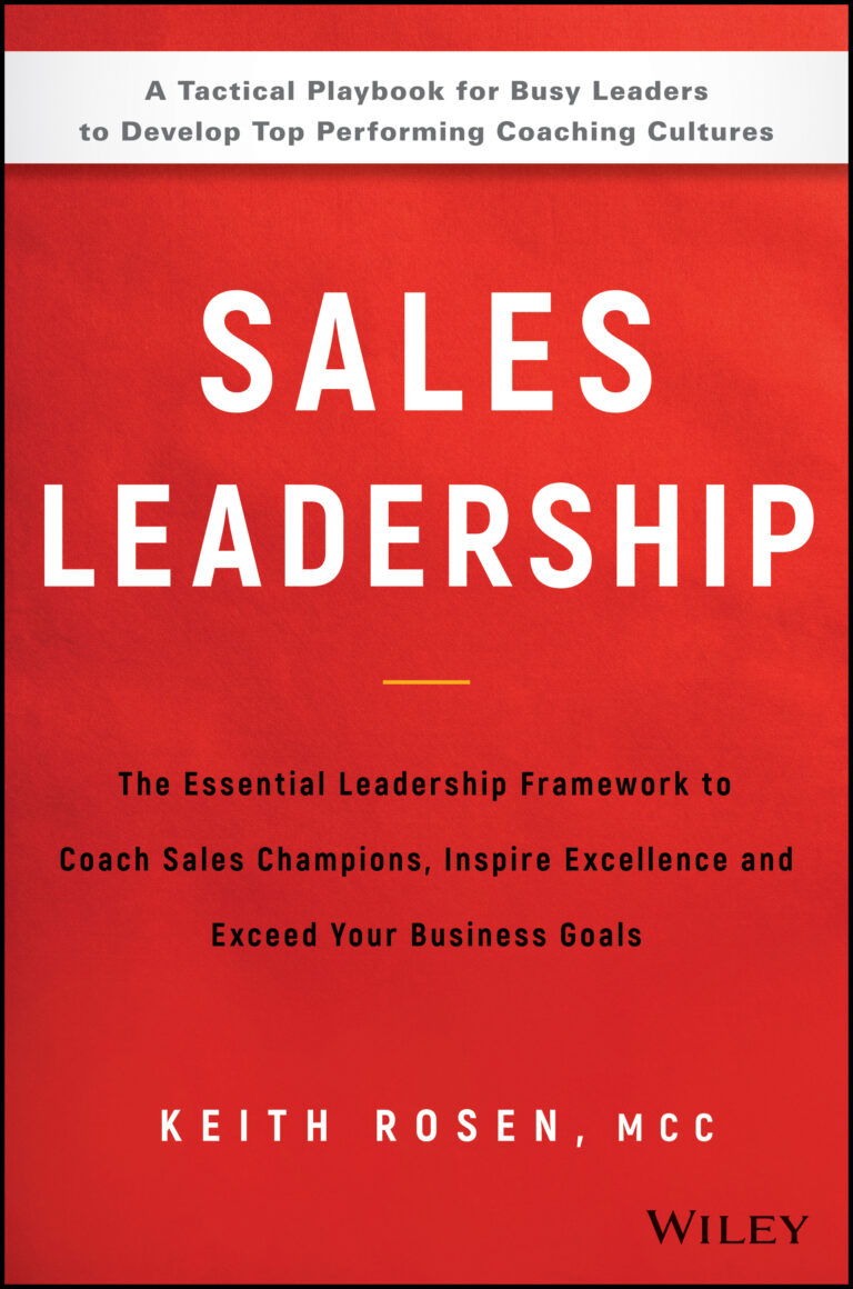 Sales management training and coaching