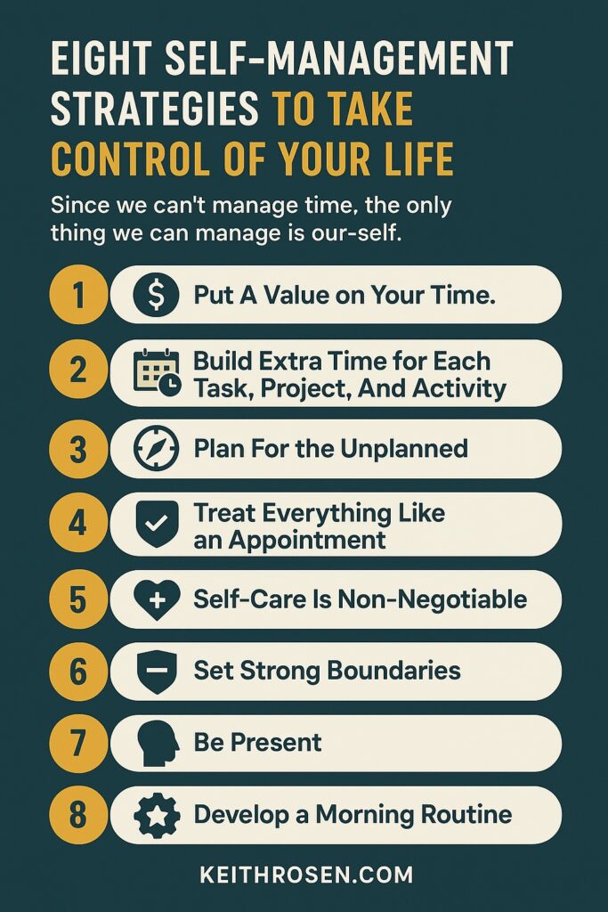 8 Self Management Strategies to Control Your Life by Keith Rosen