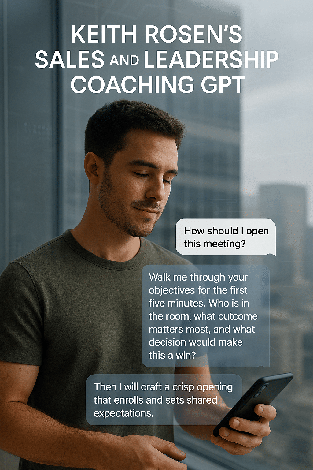 Coaching conversation about sales strategies and Sales GPT
