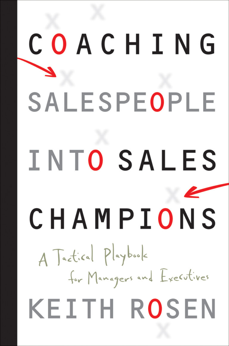 Sales management training and coaching