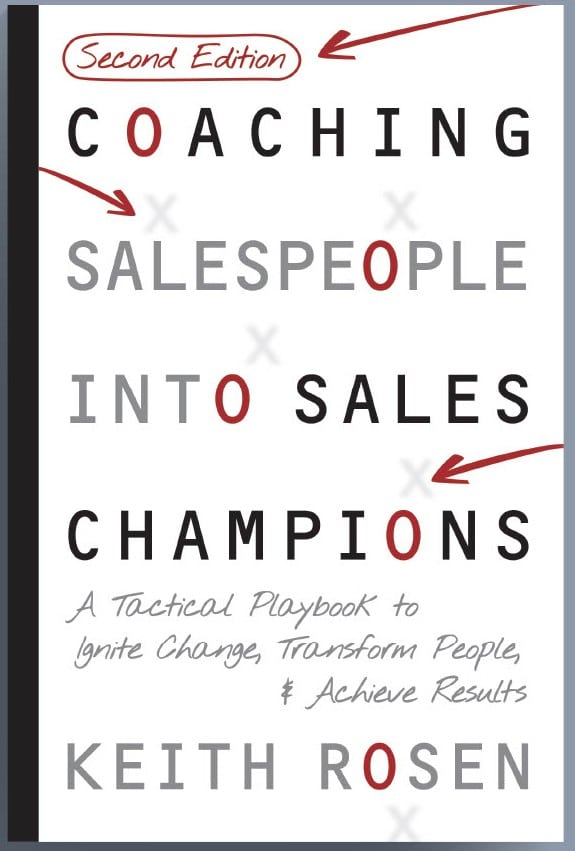 sales leadership coaching book cover by keith rosen