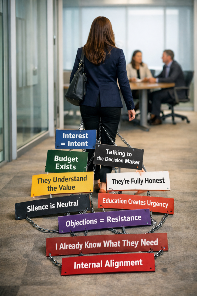 Asumptions that quietly destroy sales by keith rosen