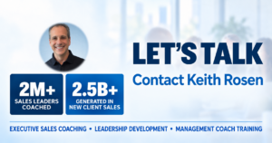 Try Keith's new hourly offering. Personal one on one executive sales coaching program.